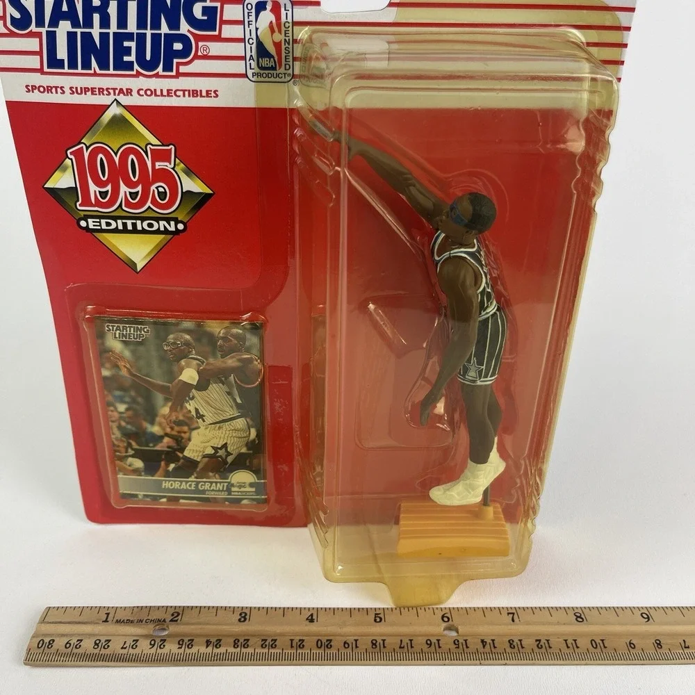 Starting Lineup 1995 Kenner NBA Orlando Magic Horace Grant Basketball Card